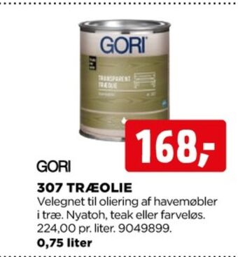 jem & fix Gori træolie tilbud