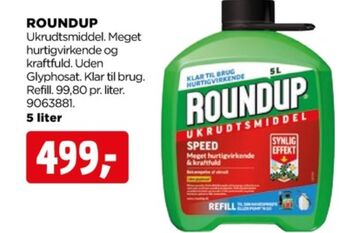 jem & fix Roundup ukrudtsmiddel tilbud