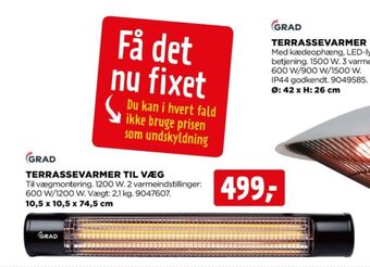 jem & fix Grad terrassevarmer tilbud