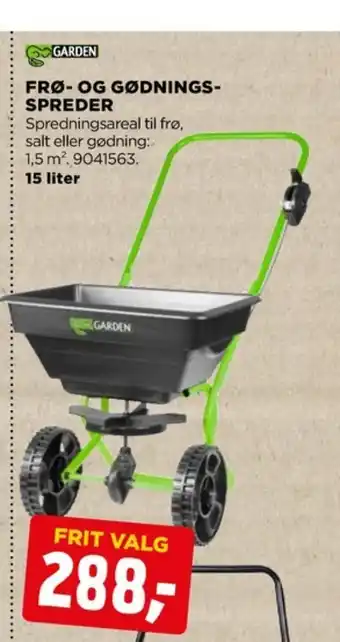 jem & fix Gardena strøvogn tilbud