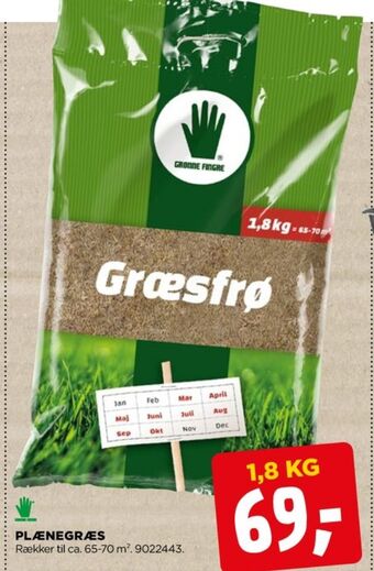 jem & fix Grønne fingre græsfrø tilbud