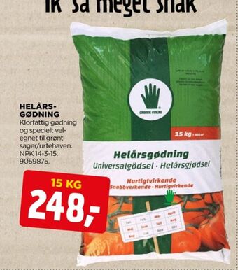 jem & fix Grønne fingre gødning tilbud