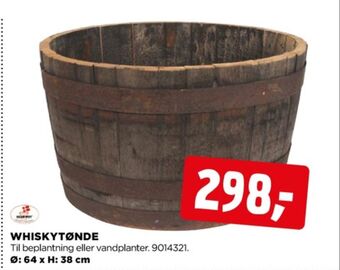 jem & fix Scan-pot whiskytønde tilbud