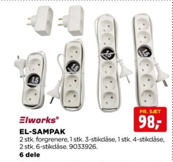 jem & fix Elworks stikdåse tilbud