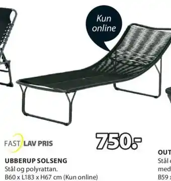 JYSK UBBERUP SOLSENG tilbud