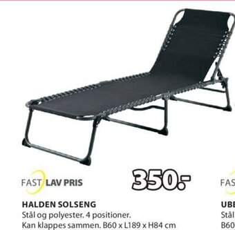 JYSK HALDEN SOLSENG tilbud