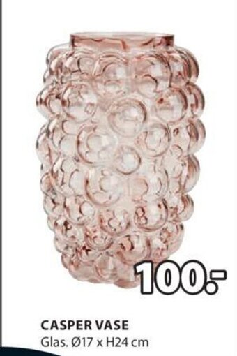JYSK CASPER VASE tilbud