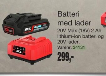 Harald Nyborg Batteri med lader tilbud