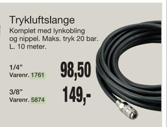 Harald Nyborg Trykluftslange tilbud