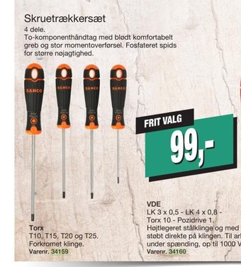 Harald Nyborg Skruetrækkersæt tilbud