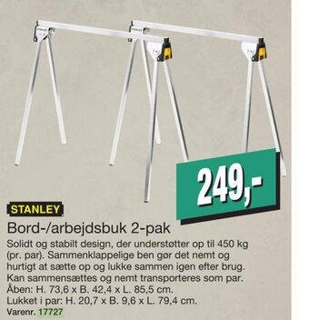 Harald Nyborg Bord-/arbejdsbuk 2-pak tilbud
