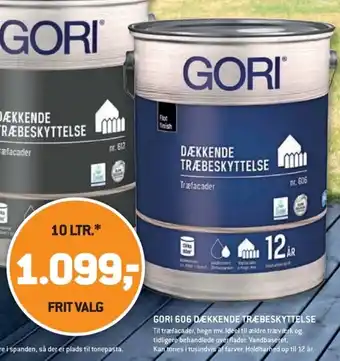 XL-BYG GORI 606 DÆKKENDE TRÆBESKYTTELSE tilbud