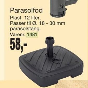 Harald Nyborg Parasolfod tilbud