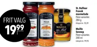 Citti St. Dalfour Fransk marmelade tilbud
