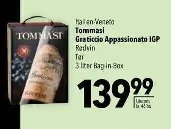 Citti Italien-Veneto Tommasi Graticcio Appassionato IGP tilbud