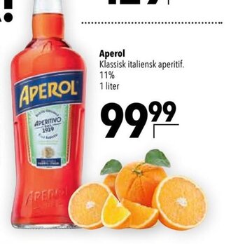 Citti Aperol Klassisk italiensk aperitif. tilbud