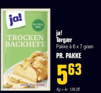 ja! Tørgær