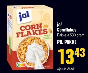 Otto Duborg ja! Cornflakes Pakke à 500 gram tilbud