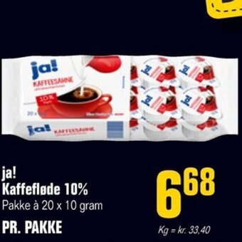 Otto Duborg ja! Kaffefløde 10% tilbud