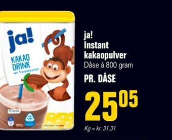 Otto Duborg ja! Instant kakaopulver tilbud