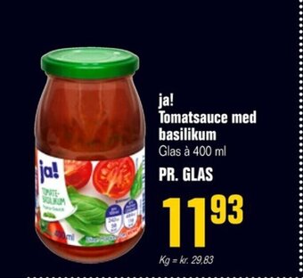 Otto Duborg ja! Tomatsauce med basilikum tilbud