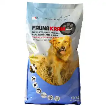 Faunakram lam & stpp voksen hundefoder 10 kg