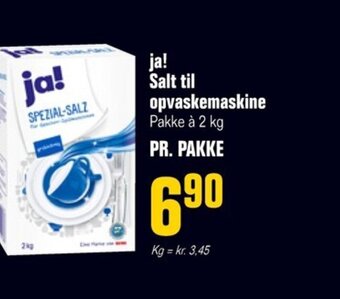 Otto Duborg ja! Salt til opvaskemaskine Pakke à 2 kg PR. PAKKE tilbud