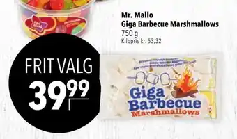 Citti Mr. mallo giga barbecue marshmallows tilbud