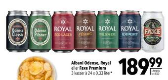 Citti Albani odense, royal eller faxe premium tilbud