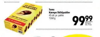 Citti Toms kæmpe skildpadder tilbud