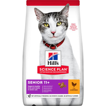 Land & Fritid Hill's science plan senior tørfoder til katte med kylling tilbud