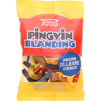Toms | 2 x toms pingvin blandning 130g | slik & snacks > slik