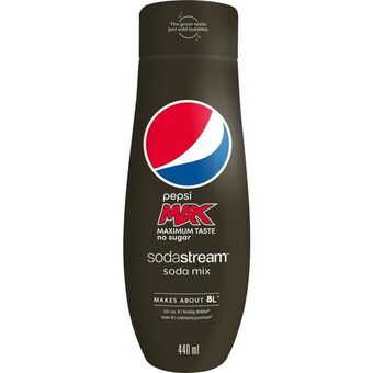 Sodastream | 2 x sodastream pepsi max sirup 440 ml | drikke > læskedrikke