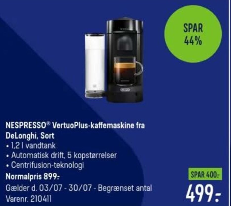 Nespresso elgiganten outlet