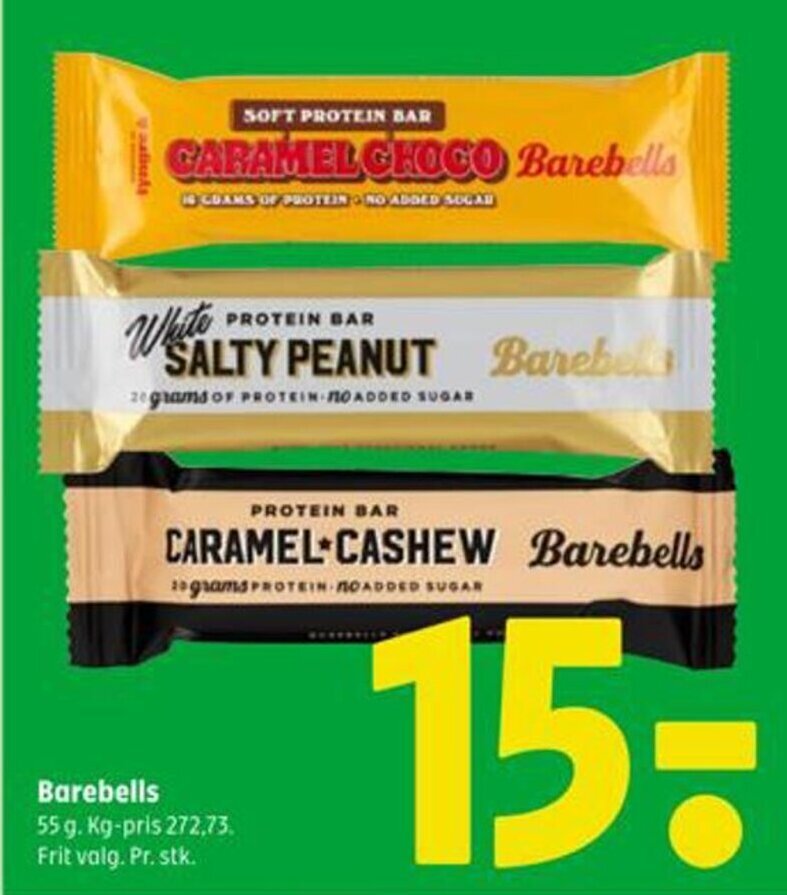 Barebells tilbud hos Fakta