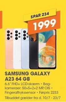 Expert Samsung galaxy a23 64 gb tilbud