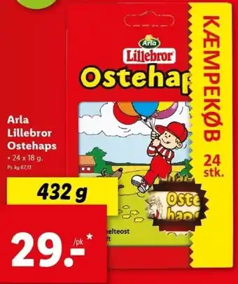 Arla Lillebror Ostehaps 24x18g