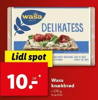 Lidl Wasa Knækbrød 270g tilbud