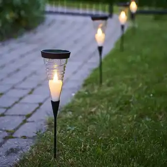 Modström Sirius aston solcellefakkel på 45 cm højde tilbud