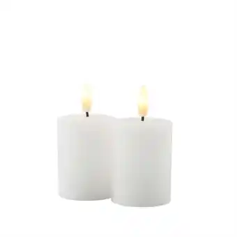 Sirius sille outdoor mini - 2 stk. udendørs led-lys i hvid ø 5 x 6,5 cm