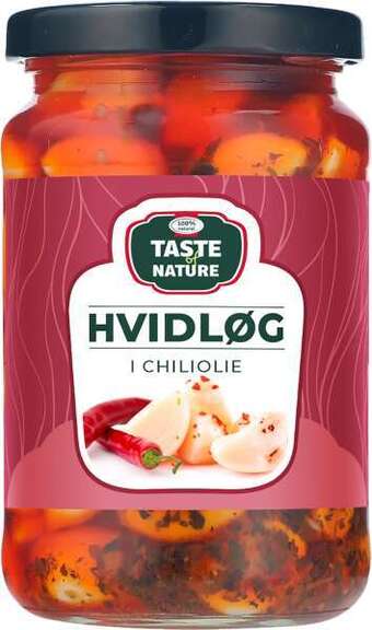 Rema 1000 Hvidløg i chiliolie, 290 g tilbud