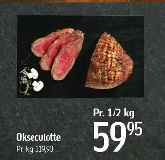 Føtex Okseculotte pr 1/2 kg tilbud