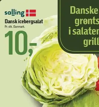 Danske icebergsalat