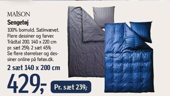 Føtex Sengetøj 2 sæt tilbud