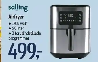 Føtex Airfryer 6,0 l. tilbud