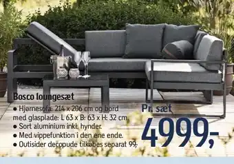 Føtex Loungesæt incl. hynder tilbud