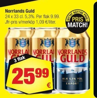 Calle Norrlands Guld tilbud