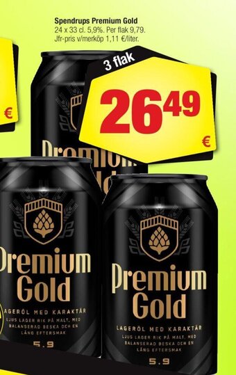 Calle Spendrups Premium Gold tilbud