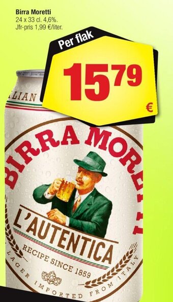 Calle Birra Moretti tilbud