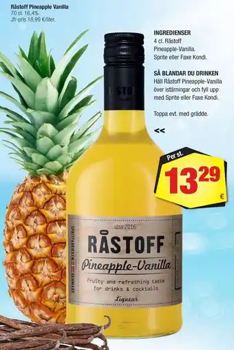 Råstoff Pineapple Vanilla